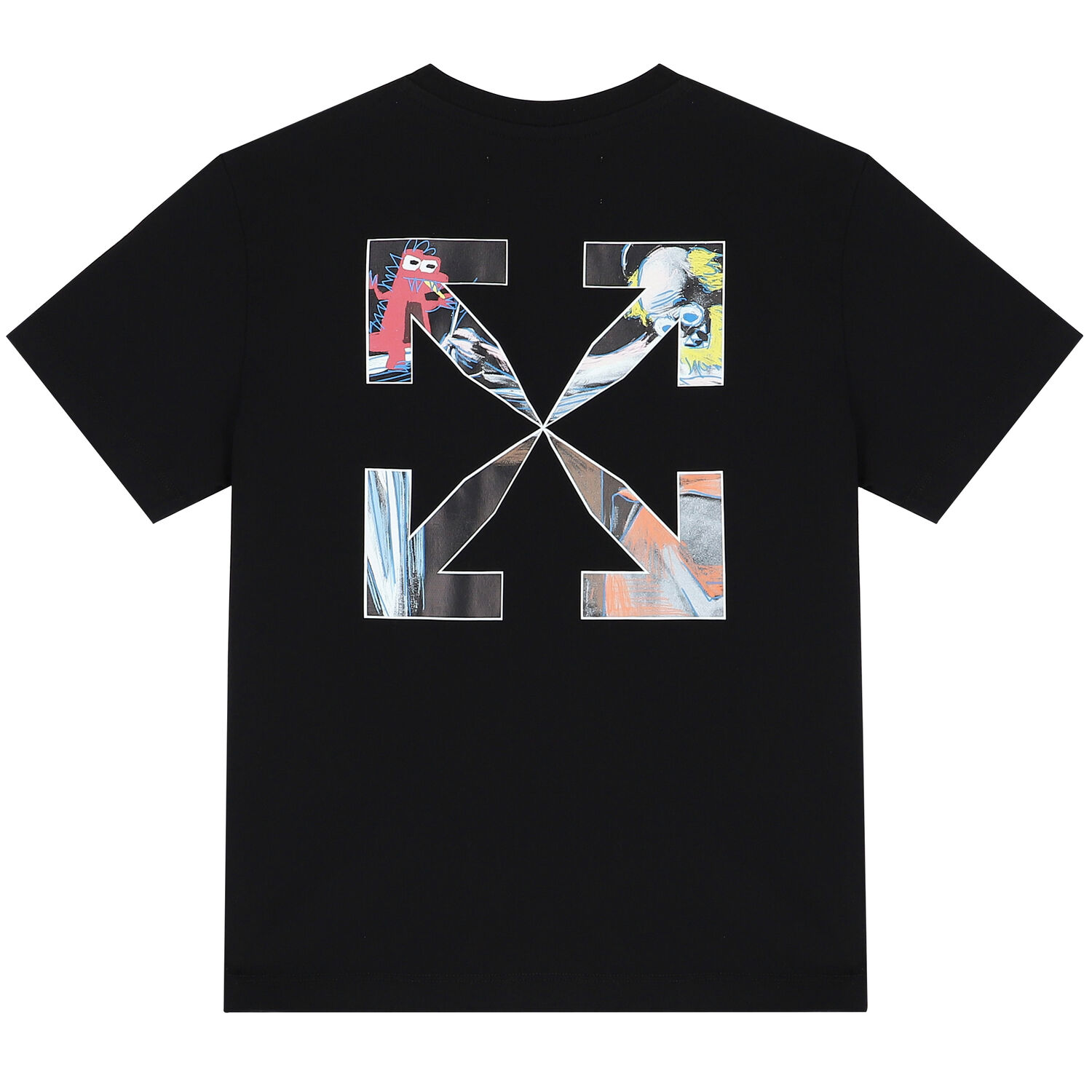 Black Monster Arrow Logo T-Shirt, 2, hi-res image number null