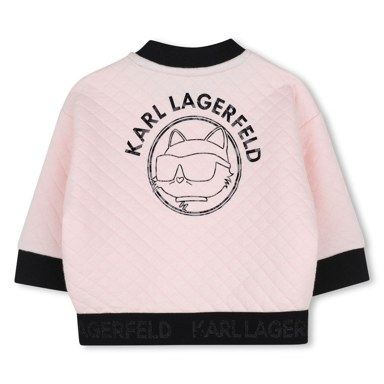 Younger Girls Pink Choupette Tracksuit Set, 1, hi-res