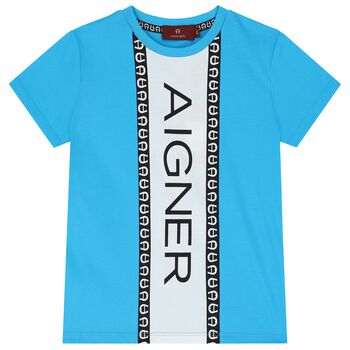Boys Blue Logo T-Shirt
