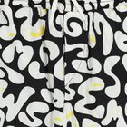 Boys Black & White Logo Shorts, 1, hi-res