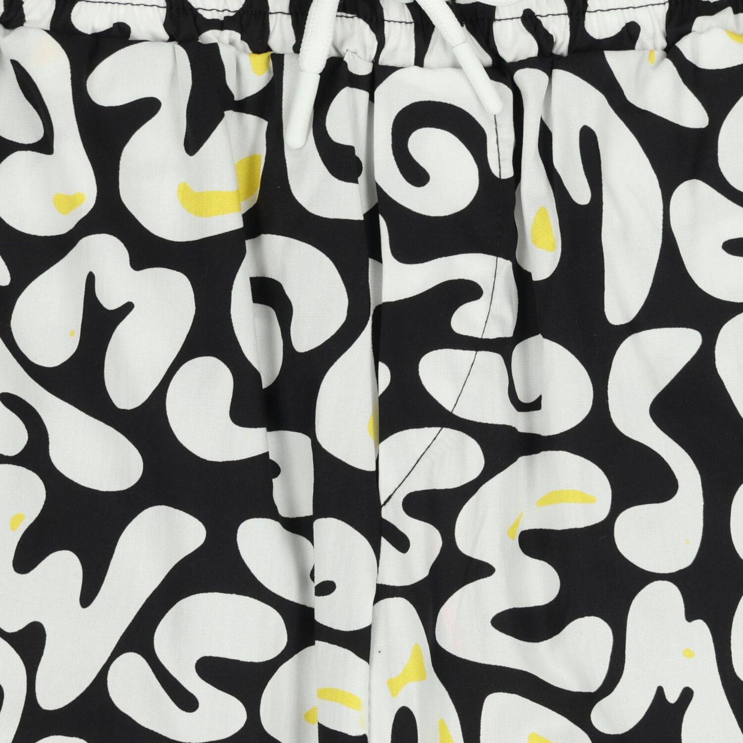 Boys Black & White Logo Shorts, 1, hi-res