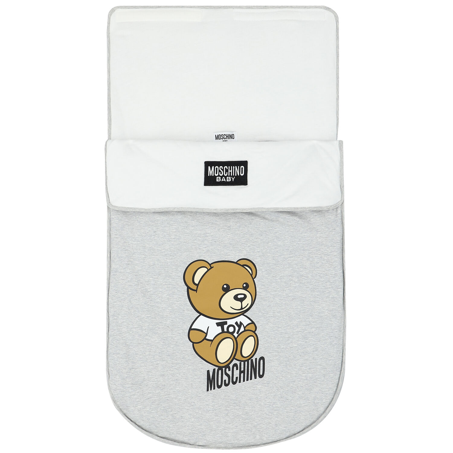 Grey Teddy Bear Logo Baby Nest, 3, hi-res