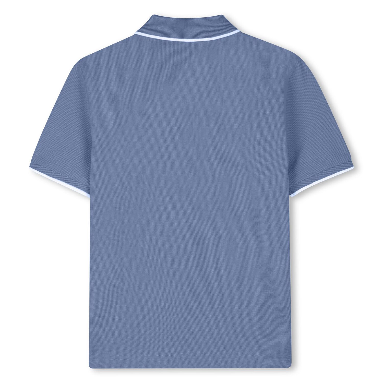 Boys Mini Me Blue Logo Polo Shirt, 6, hi-res
