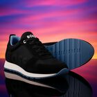 Boys Black Logo Trainers, 1, hi-res