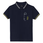 Boys Navy Skate Polo Shirt, 1, hi-res