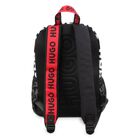 Boys Black & White Logo Backpack, 1, hi-res