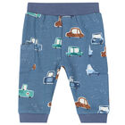 Baby Boys White & Blue Tracksuits ( 2-Pack ), 1, hi-res