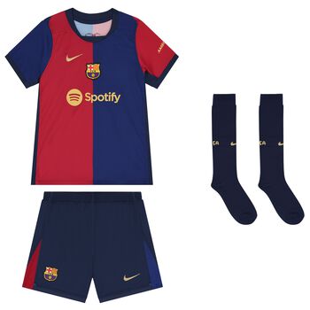 Blue & Burgundy F.C. Barcelona 2024/25 Shorts Set