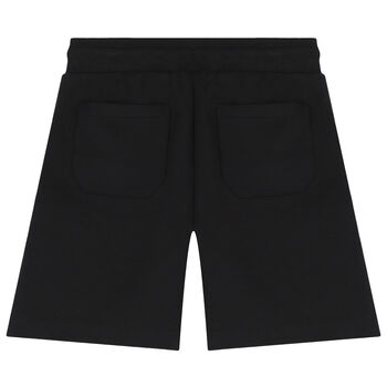 Boys Black Logo Shorts
