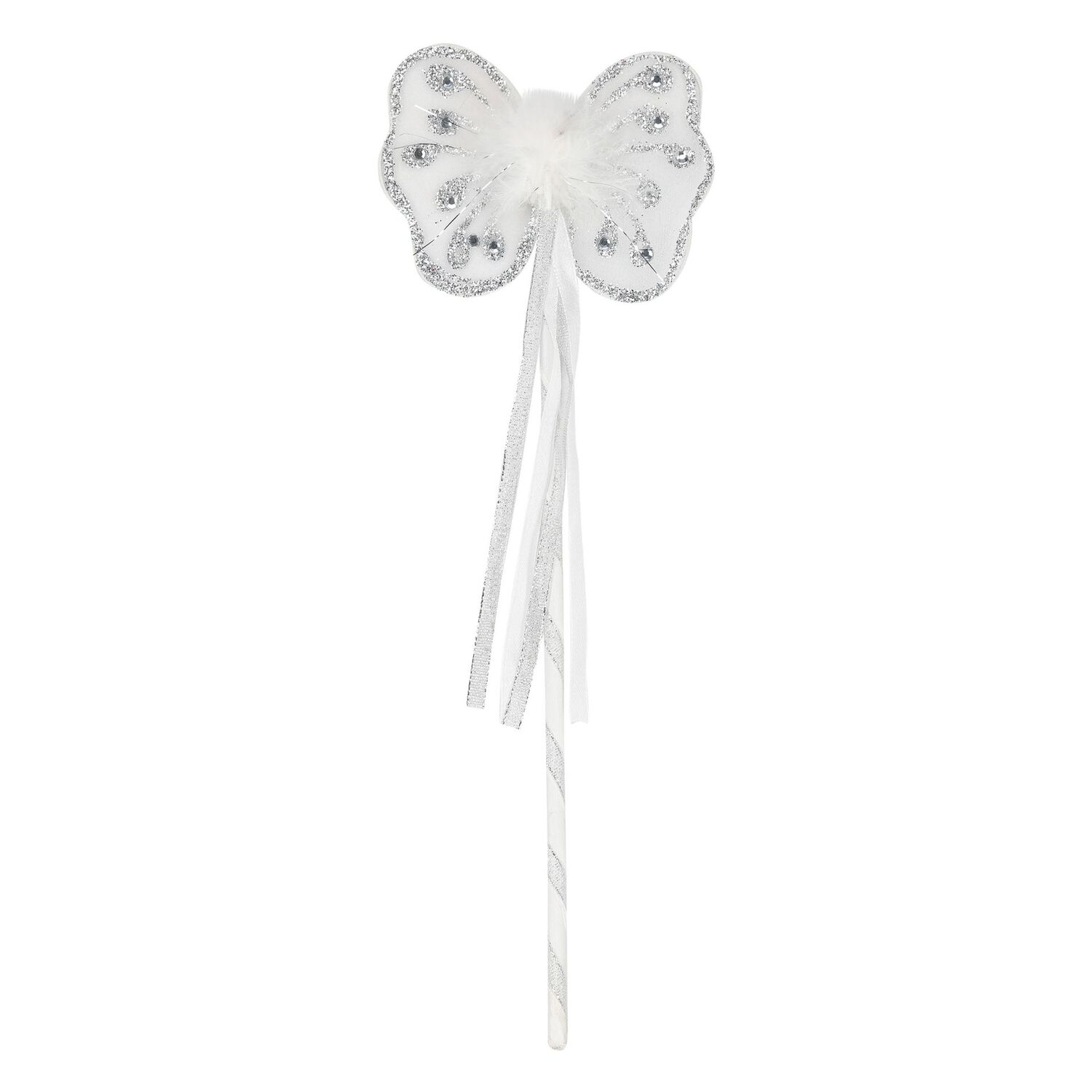 Girls Silver Wings & Wand Set, 1, hi-res image number null