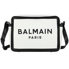 White & Black Logo Baby Changing Bag, 1, hi-res