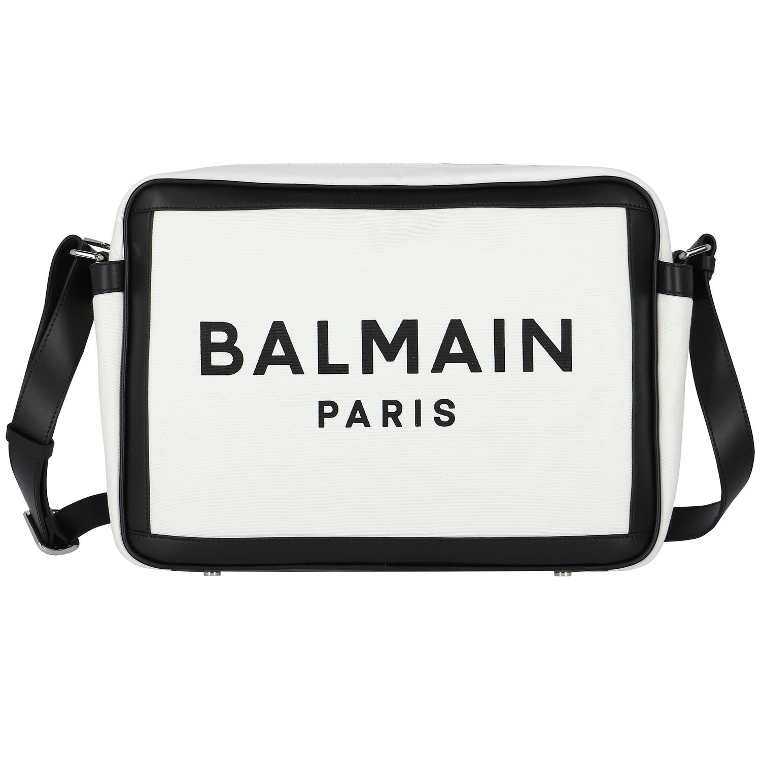 White & Black Logo Baby Changing Bag, 1, hi-res