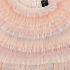 Girls Pink Layered Dress, 1, hi-res