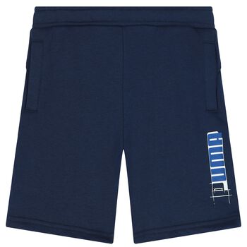 Boys Blue Logo Shorts