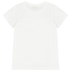 Girls White Logo Fontane T-Shirt, 4, hi-res