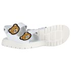 White Teddy Bear Sandals, 1, hi-res