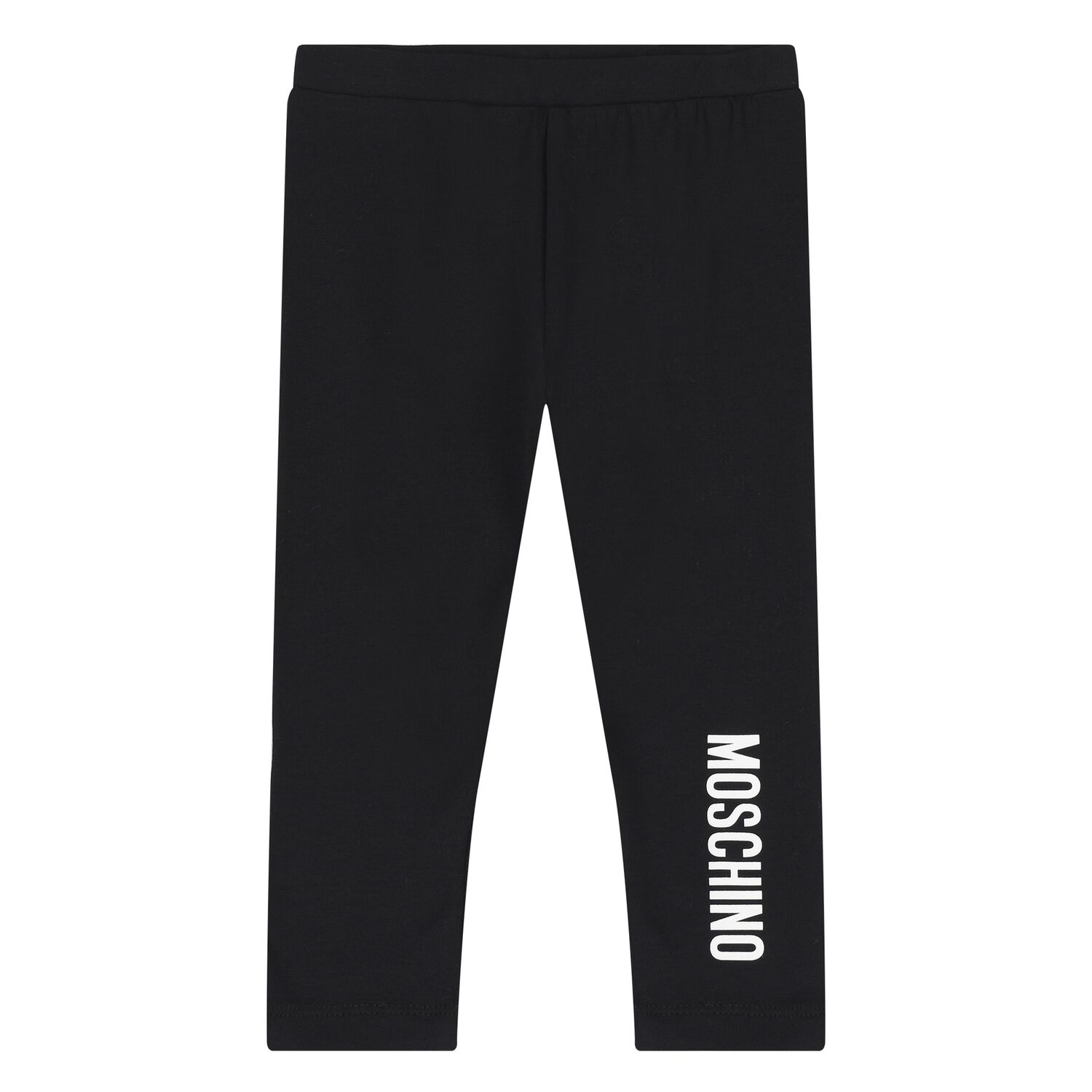 Younger Girls Black Logo Leggings, 2, hi-res