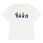 Baby Boys White Polo Bear T-Shirt, 1, hi-res