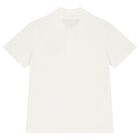 Boys Ivory Medusa Polo Shirt, 1, hi-res