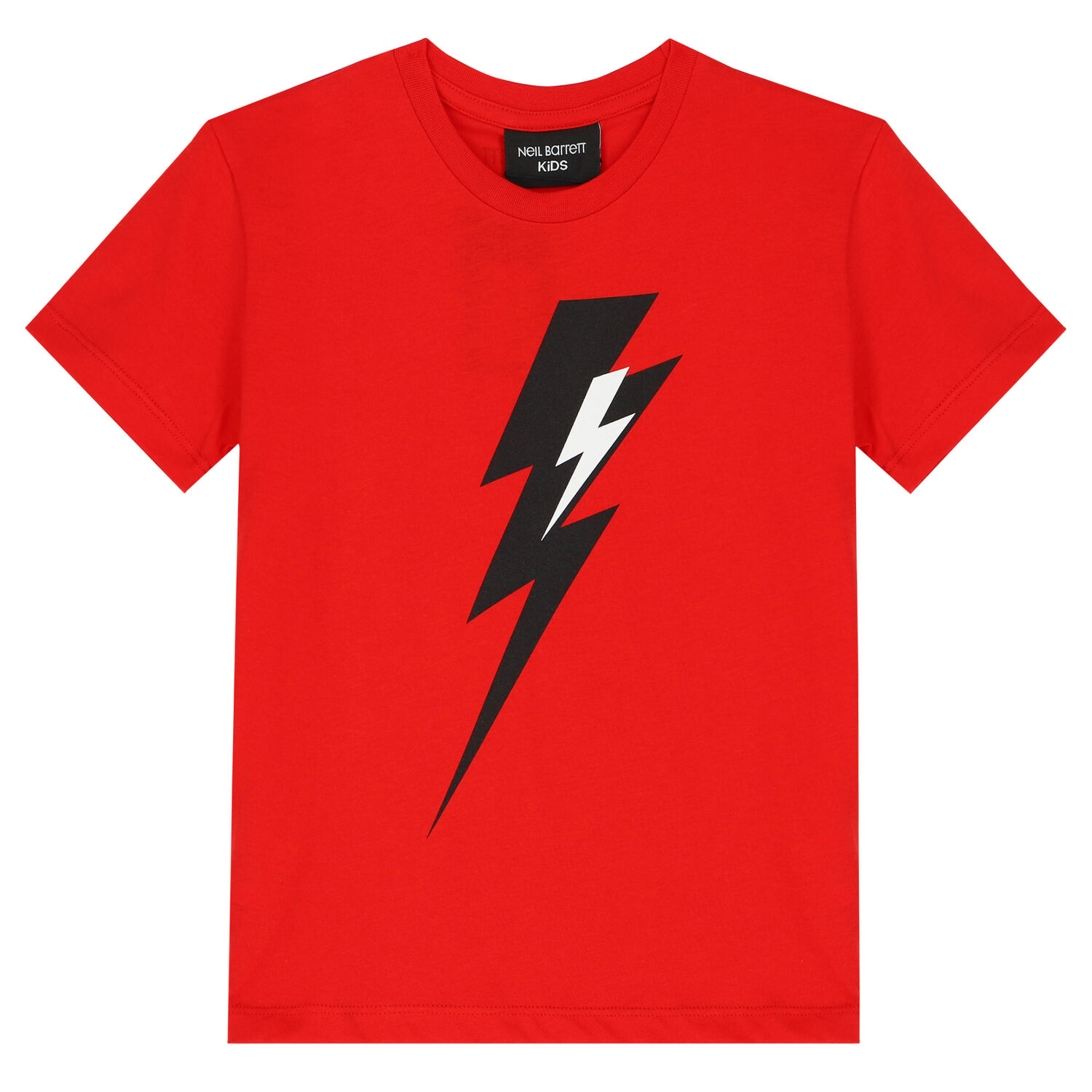 Boys Red Thunder Bolt T-Shirt, 1, hi-res