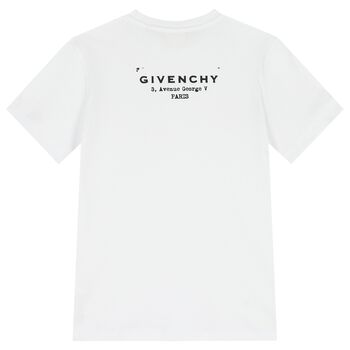 Girls White Logo T-Shirt Dress