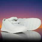 Boys White Logo Trainers, 1, hi-res