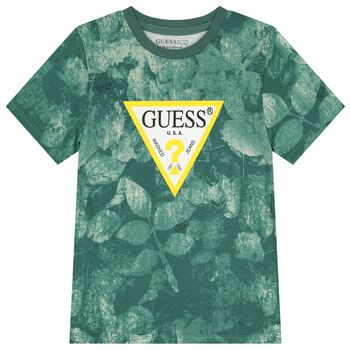 Boys Green Logo T-Shirt