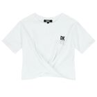 Girls White Logo T-Shirt, 2, hi-res