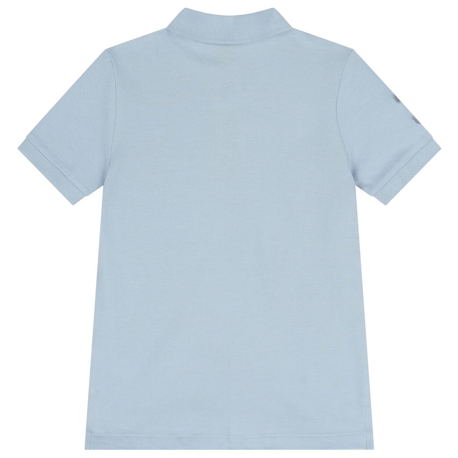 Boys Blue Logo Polo Shirt, 1, hi-res