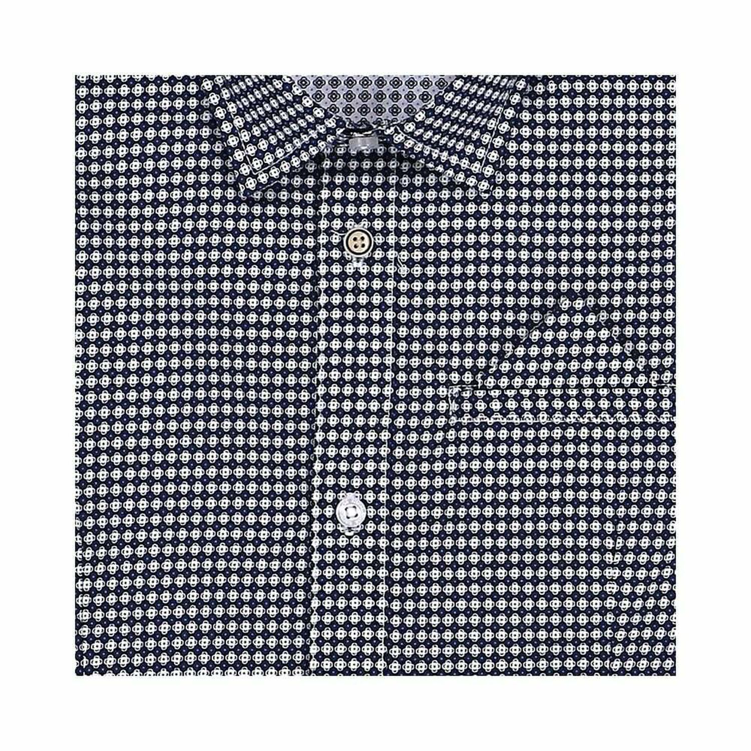 Boys Navy Printed Shirt, 1, hi-res