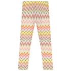 Girls Multi-Colored Zig Zag Leggings, 1, hi-res