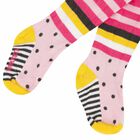 Girls Pink Cotton Tights, 1, hi-res
