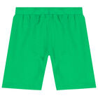 Boys Green Shorts, 1, hi-res
