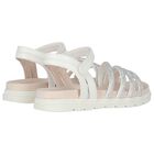 Girls Silver Sandals, 2, hi-res