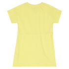 Girls Yellow Logo Dress, 1, hi-res