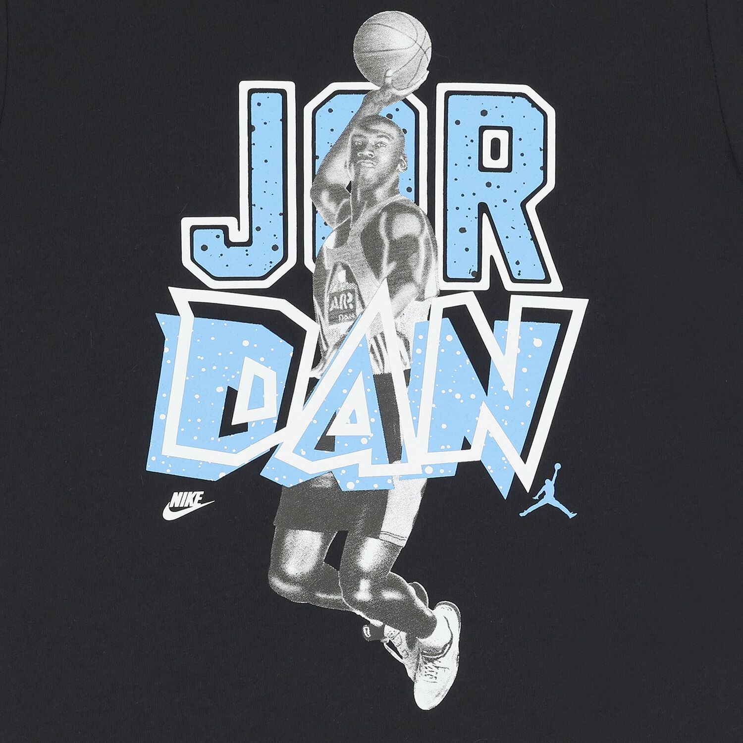 Boys Black Jordan T-Shirt, 1, hi-res