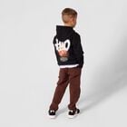 Boys Black Basketball Logo Hooded Top, 1, hi-res