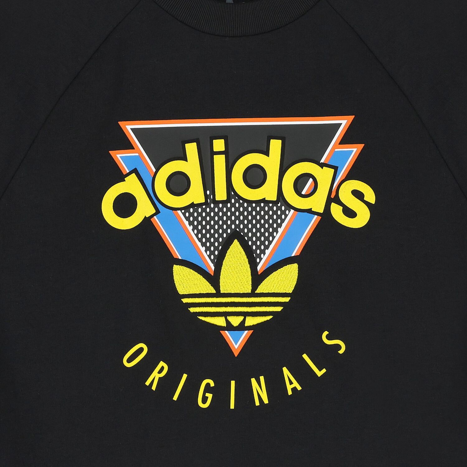 Boys Black Trefoil Logo T-Shirt, 1, hi-res