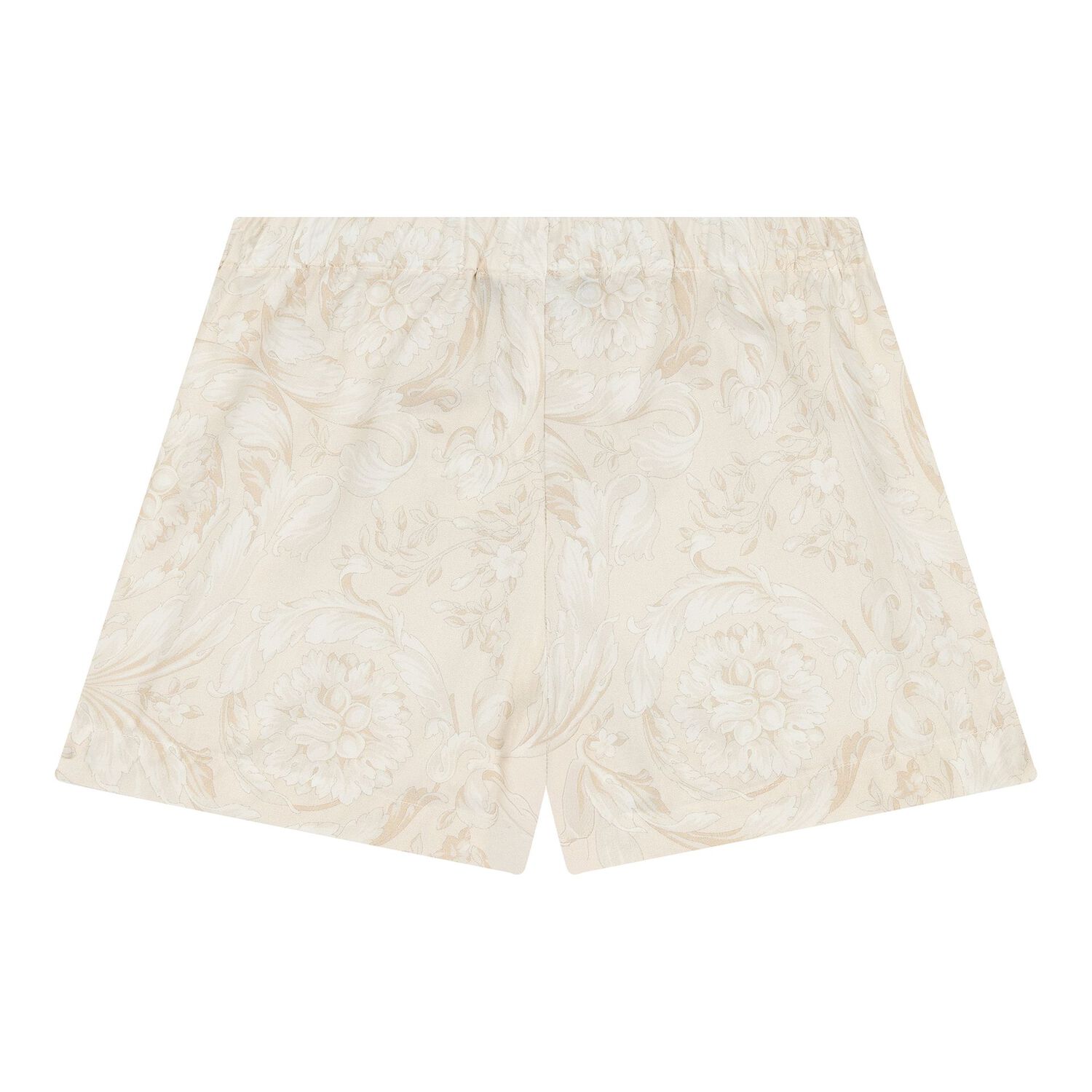 Baby Boys Ivory & Beige Whisper Barocco Shorts Set, 1, hi-res