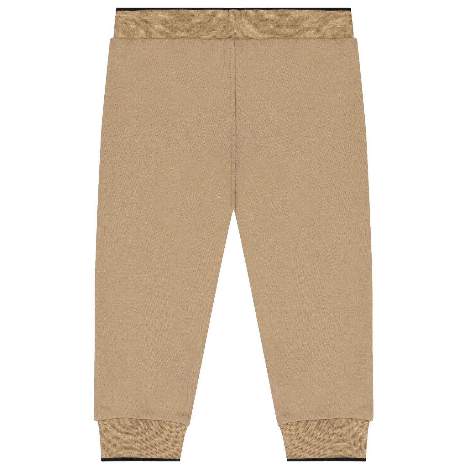 Baby Boys Beige Logo Tracksuit Set, 1, hi-res