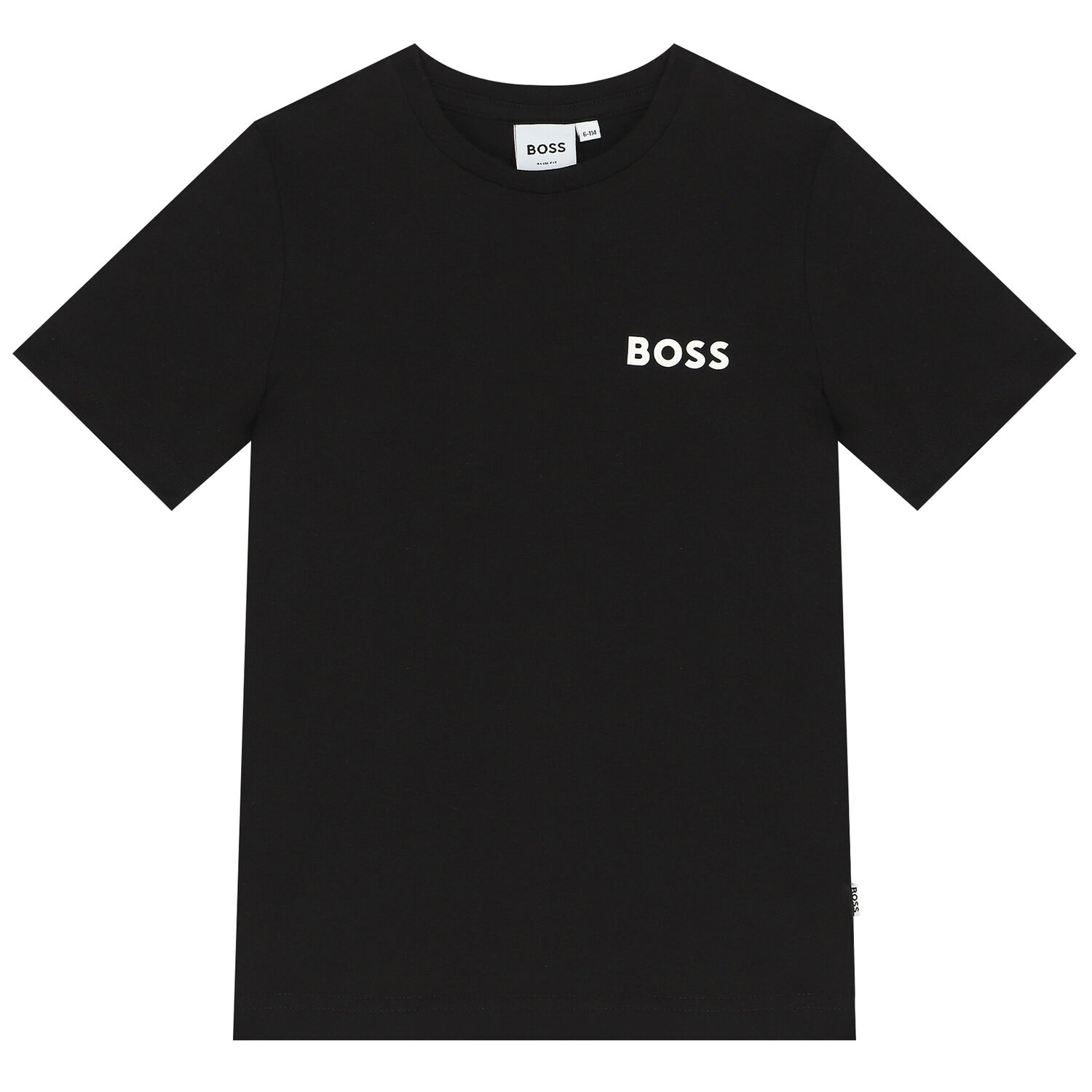 Boys Black Logo T-Shirt, 1, hi-res image number null