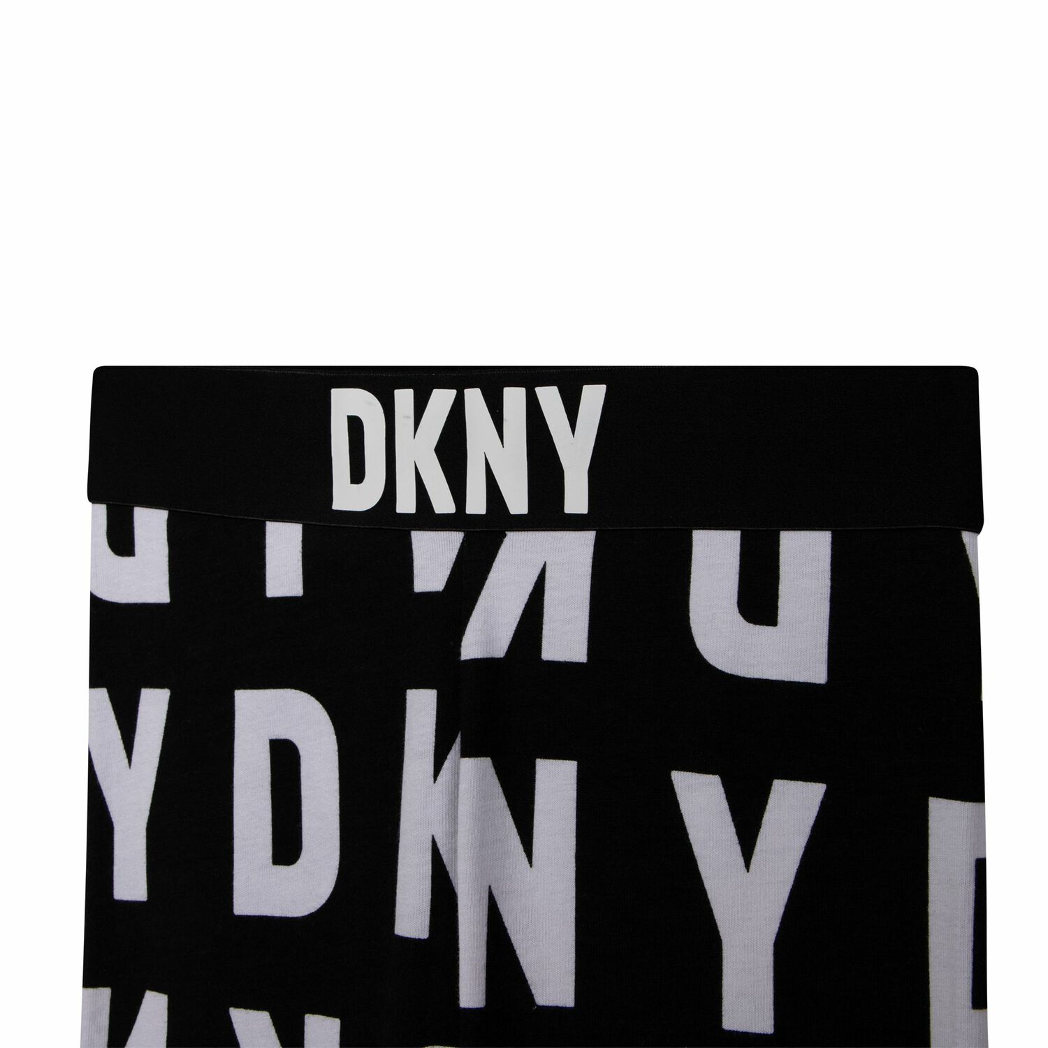 Girls Black & White Logo Leggings, 1, hi-res
