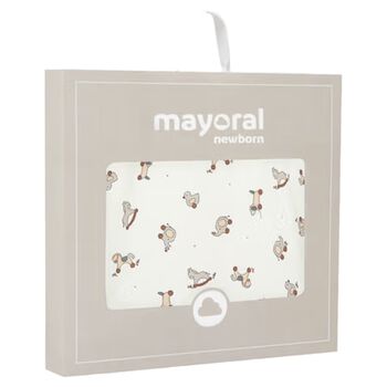 White & Grey  Hooded Towel 