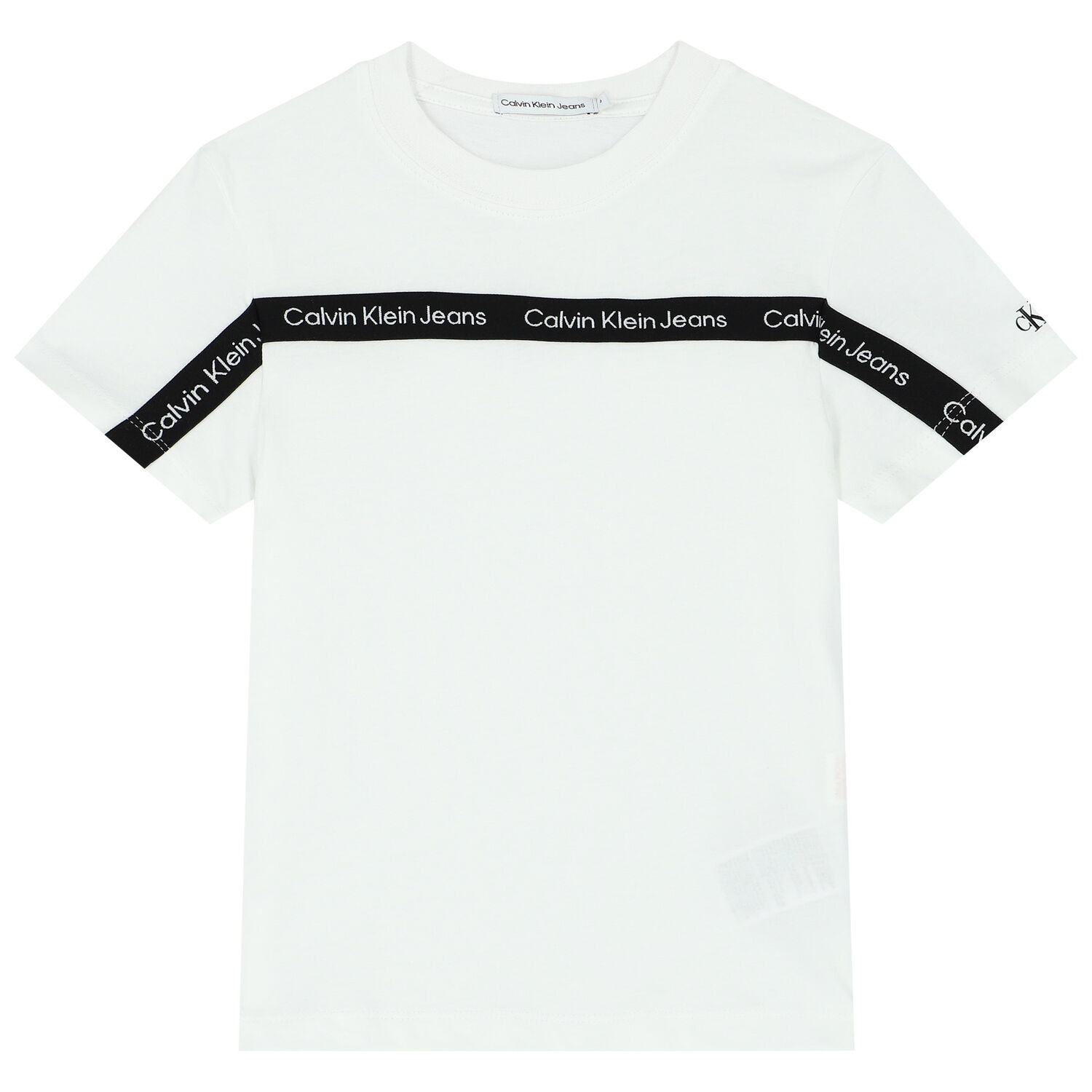Boys White Logo T-Shirt, 1, hi-res