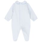 Baby Boys Blue Teddy Bear Babygrow Gift Set, 3, hi-res