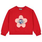 Girls Red Logo Sweatshirt, 1, hi-res