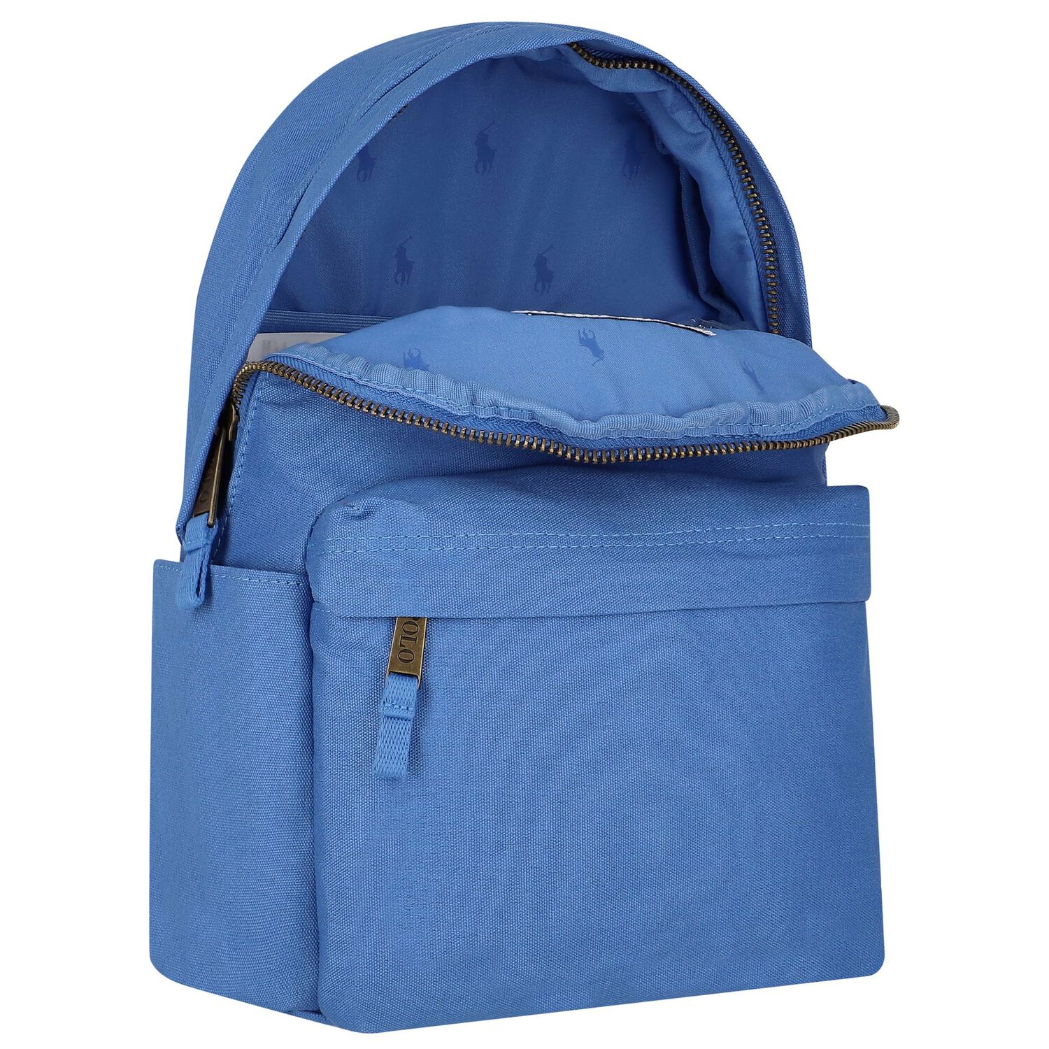 Boys Blue Polo Bear Backpack, 1, hi-res image number null