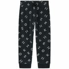 Kenzo Black & Silver Logo Jogger, 1, hi-res