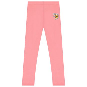 Girls Pink Leggings