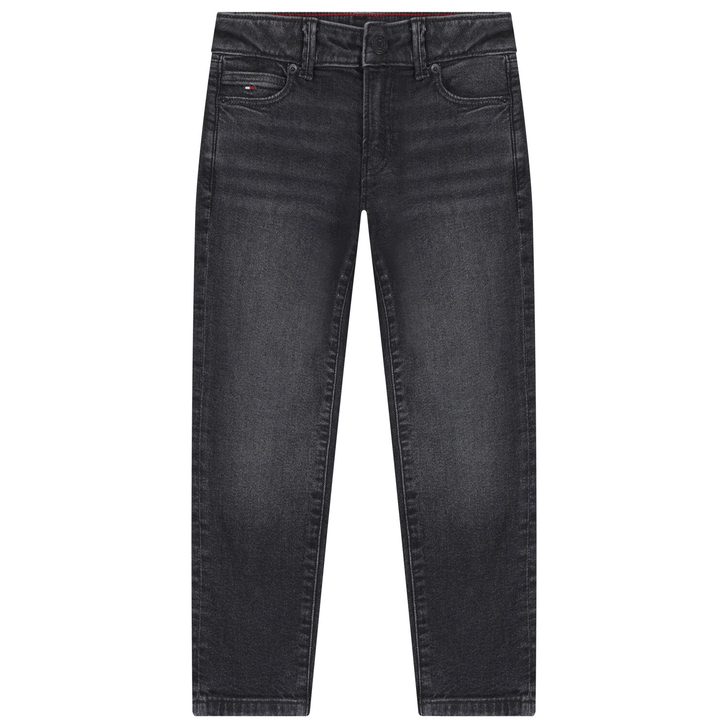 Boys Black Denim Jeans, 1, hi-res